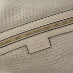 GG 25FW Beatrix Handbag 40cm White Calfskin GHW