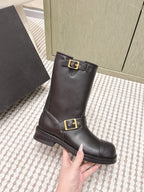 Chanel   Chelsea Boots Black Calfskin 567774