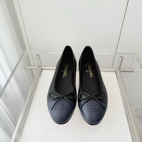 ballet flats black lambskin 566817
