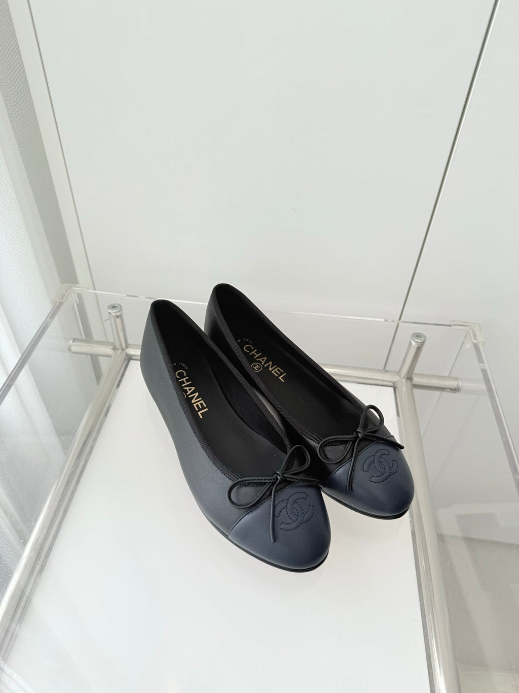 ballet flats black lambskin 566817