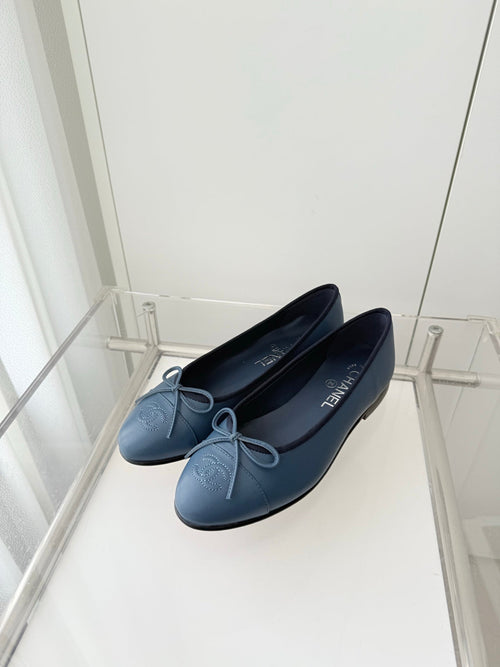 ballet flats blue lambskin 566816