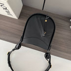 Loewe Hammock 21 Handbag in Black Calfskin 274143