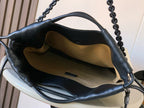 Loewe Flamenco Tote Bag 38 in Black mix White  Lamskin 274216