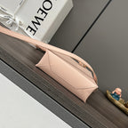LOE Standard A5 Tote bag in Glossy Pink Calfskin 274267