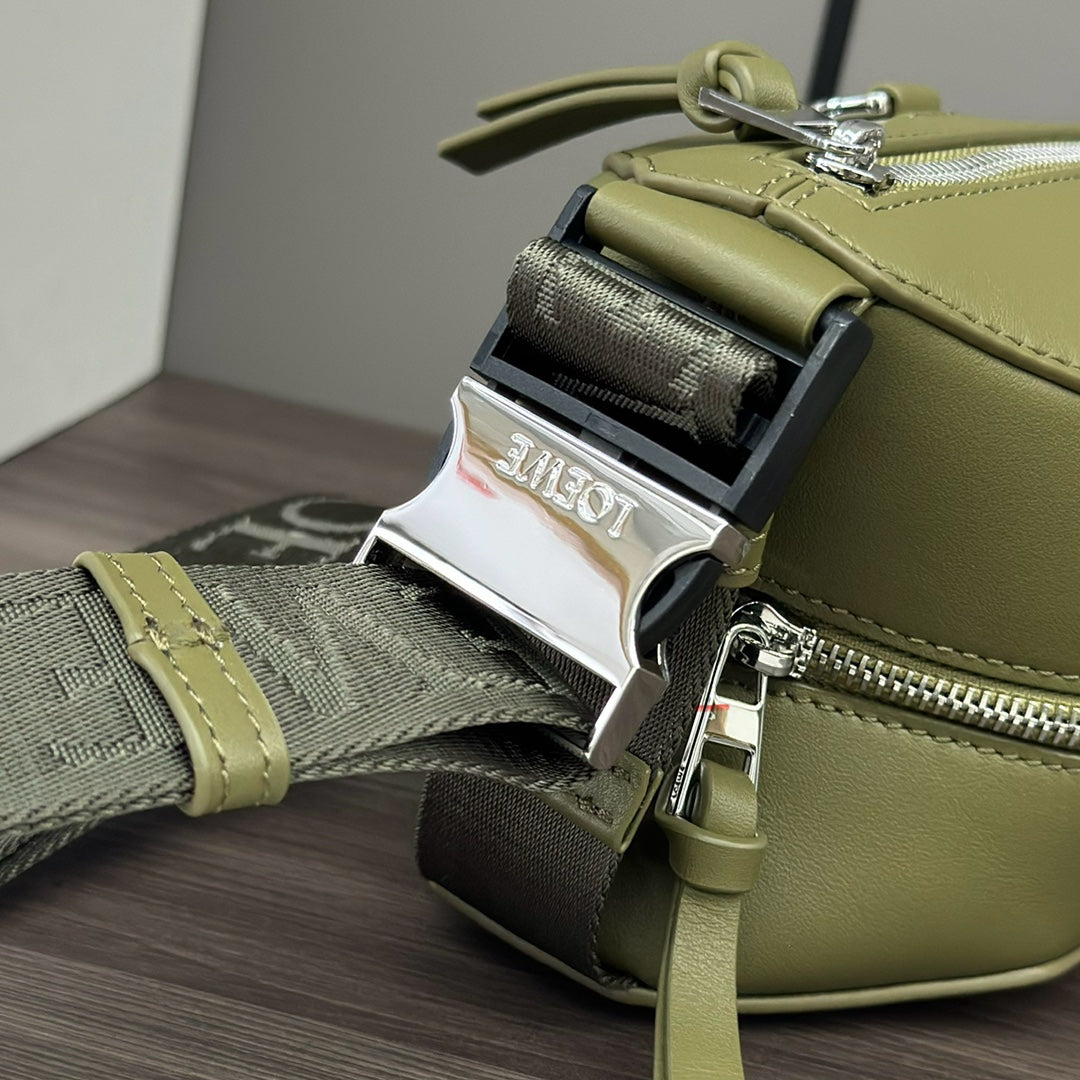 Loewe Classic 32cm Waist Bag Green Calfskin Leather 274660