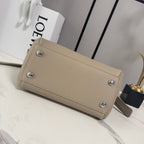 LOE Small Madrid Handbag in Beige Calfskin 274286