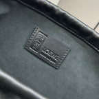 Loewe Hammock Compact 17 Handbag in Black Calfskin 274137