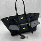 Bel Air Carry All Bag 30 in Black Nappa Lambskin Silver Hardware