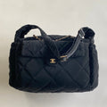 CC Bowling Large 46 Black in Velvet Nylon Bag