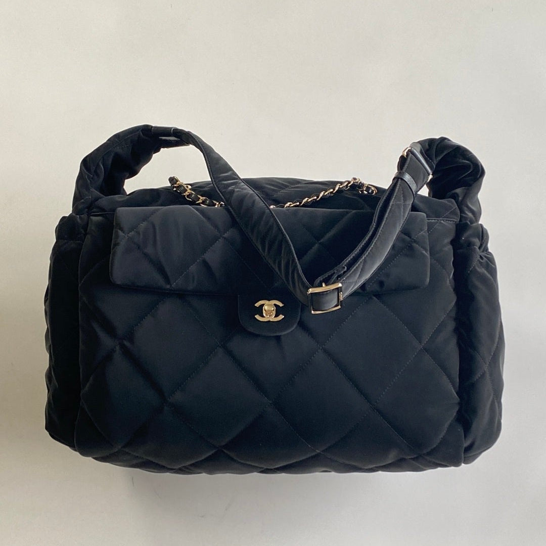 CC Bowling Large 46 Black in Velvet Nylon Bag