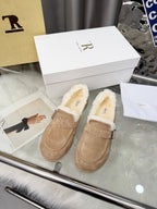 The Row 2025 Loafers Tan Wool 576843