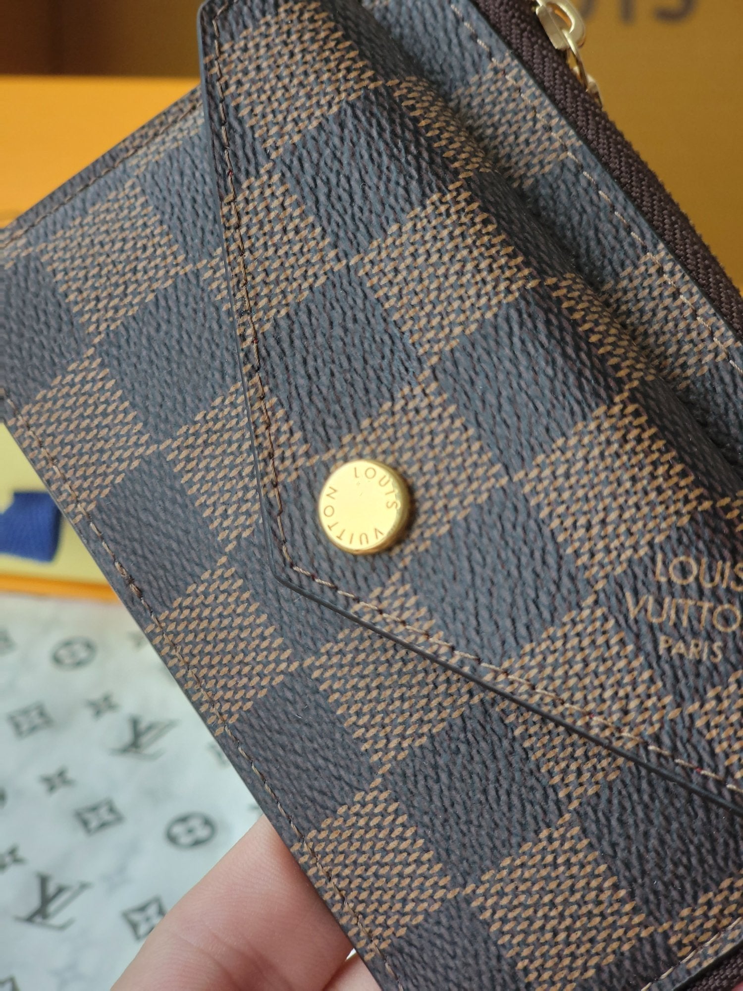 LV Recto Verso Card Holder Brown Monogram Canvas 274744