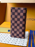 LV Collaboration Suit Clip  Brown PVC Fabric with Leather 274756
