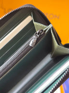 LV Zippy Wallet Dark Gray Calfskin 274806