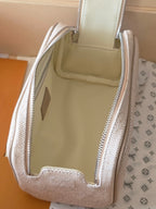 LV Dopp Kit Toilet Pouch Apricot Monogram Canvas 274855