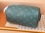 LV Dopp Kit Toilet Pouch Dark Green Monogram Canvas 274856