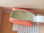 LV Dopp Kit Toilet Pouch Orange Monogram Canvas 274857