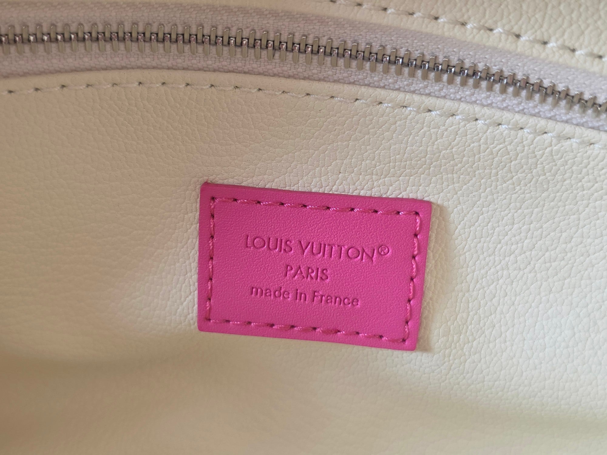 LV Dopp Kit Toilet Pouch Rose Red Monogram Canvas 274858