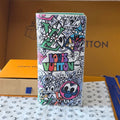LV Brazza 19 White Colorfull Monogram 274894