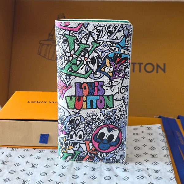 LV Brazza 19 White Colorfull Monogram 274894