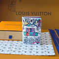 LV Brazza 7.5 White Colorfull Monogram 274896