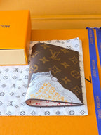 LV  New Cat Passport Holder Brown PVC Monogram Fabric paired with Cowhide 274996
