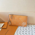 LV Key Pouch S Yellow PVC Fabric with Leather 275144