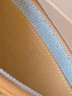 LV Pochette Accessoires Yellow  PVC Fabric with Leather 275164