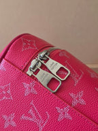 LV Nice Mini Toiletry Bag Rose Red Monogram Canvas 275166