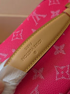 LV Nice Mini Toiletry Bag Rose Red Monogram Canvas 275166