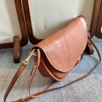 Celine Half Moon Brown Bag In Lambskin 276269