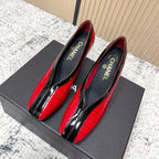 Chanel 26 Closed-Toe Slingback Red in Cowhide 591409