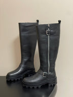 HM JAIME BOOT IN BLACK CALFSKIN