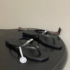 HM Miss Sandal Black in Calfskin 593826