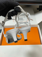 HM M  Sandal 40 White in Calfskin 593822