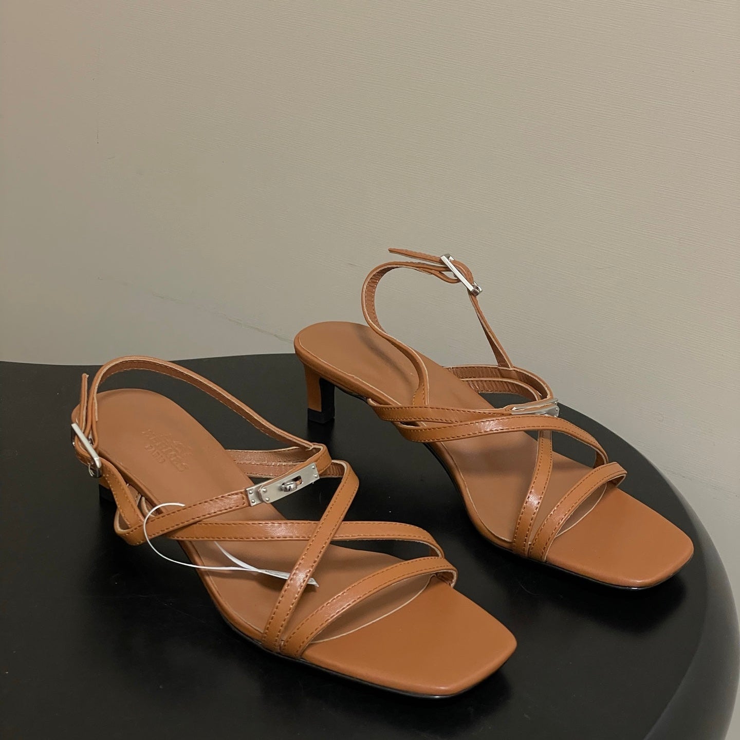 HM M  Sandal 40 Brown in Calfskin 593821