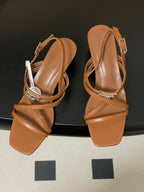 HM M  Sandal 40 Brown in Calfskin 593821