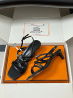 HM M  Sandal 40 Black in Calfskin 593820