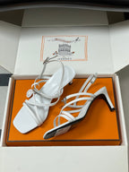HM M  Sandal 70 White in Calfskin 593818