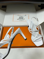 HM M  Sandal 70 White in Calfskin 593818