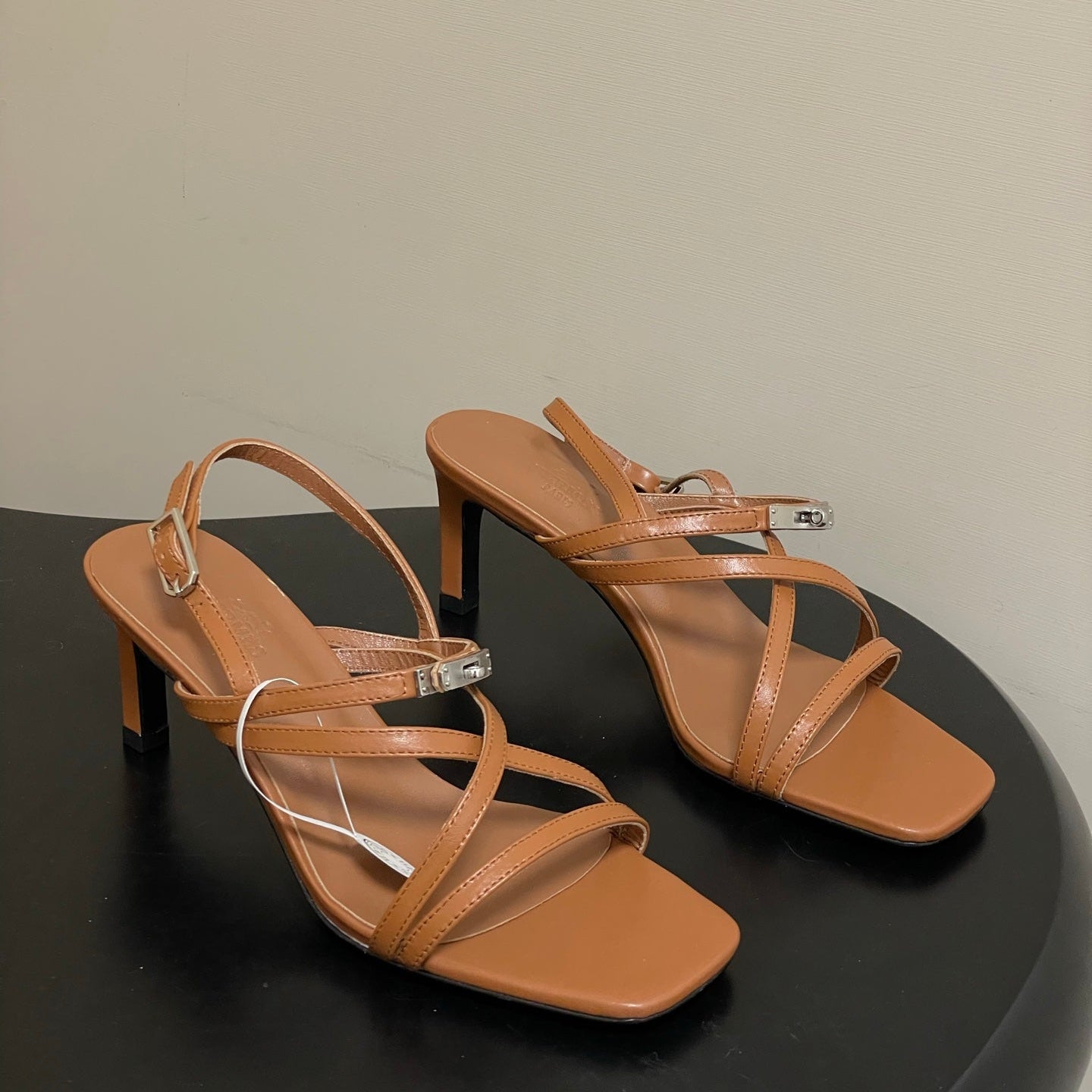 HM M  Sandal 70 Brown in Calfskin 593817