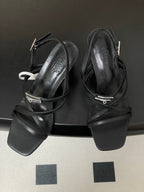 HM M  Sandal 70 Black in Calfskin 593816