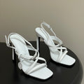 HM M  Sandal 100 White in Calfskin 593814