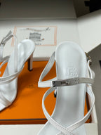 HM M  Sandal 100 White in Calfskin 593814