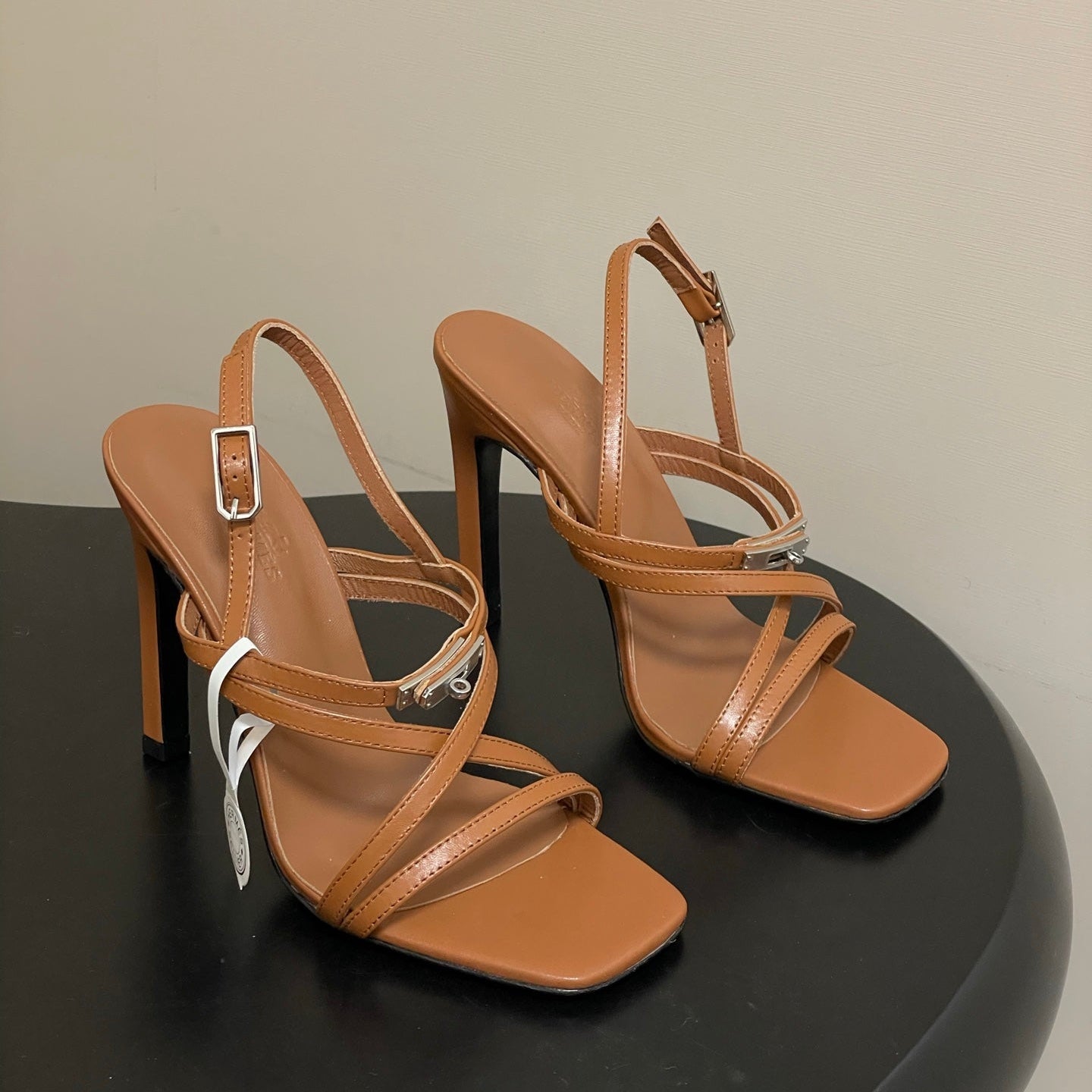 HM M  Sandal 100 Brown in Calfskin 593813