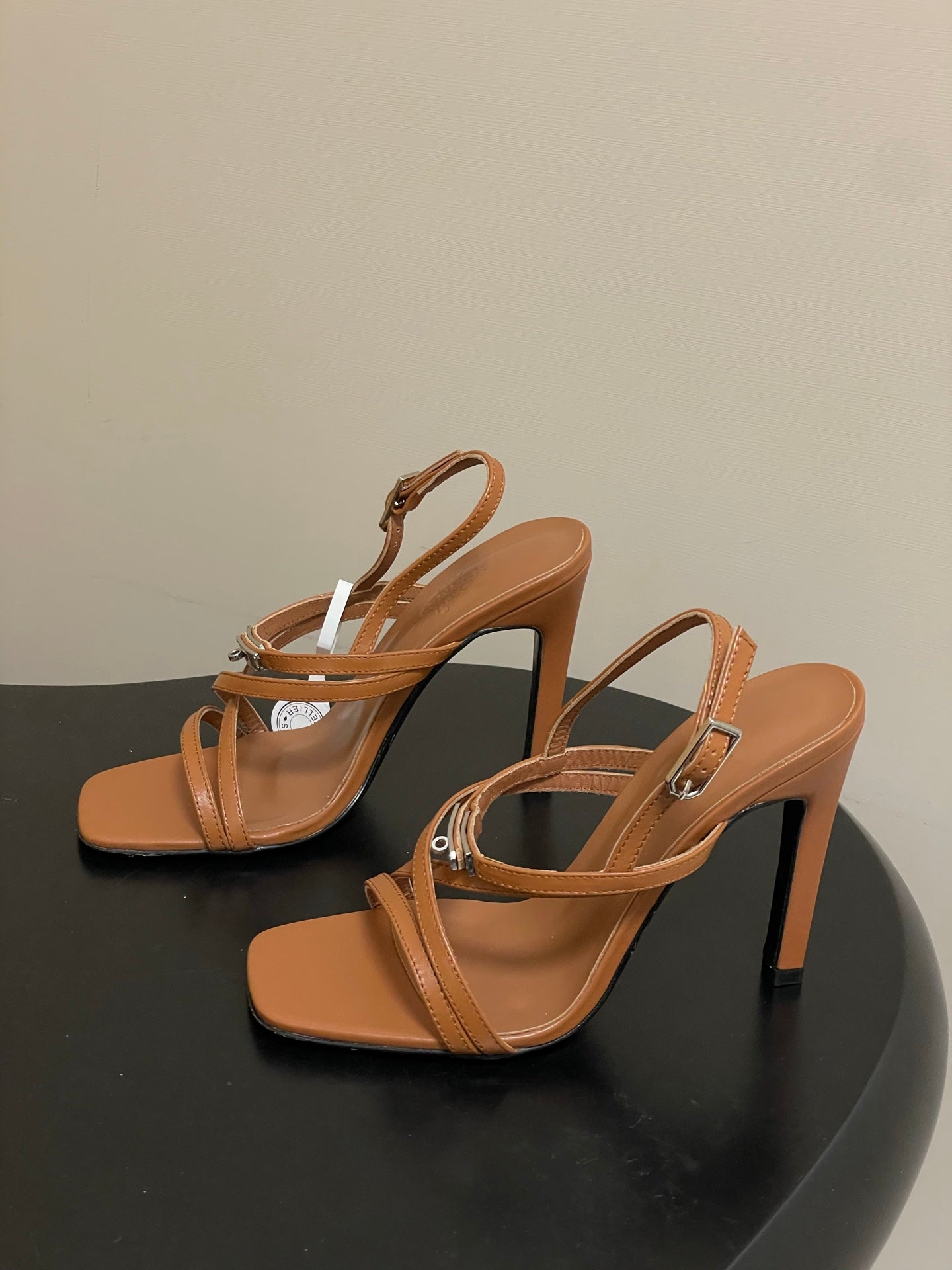 HM M  Sandal 100 Brown in Calfskin 593813
