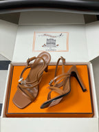 HM M  Sandal 100 Brown in Calfskin 593813