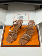 HM M  Sandal 100 Brown in Calfskin 593813