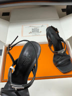 HM M  Sandal 100 Black  in Calfskin 593812