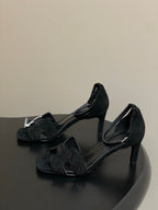 HM Joy Sandal 70 Black in Suede 593806